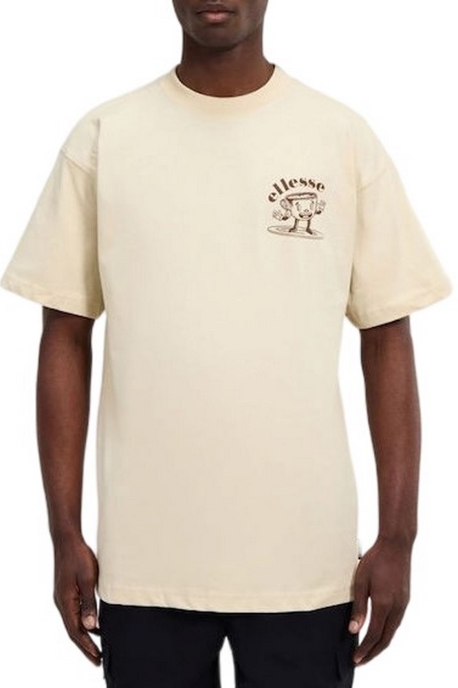 ELLESSE TEES SHORTS MULINI TEE T-SHIRT ΜΠΛΟΥΖΑ ΑΝΔΡΙΚΗ BEIGE