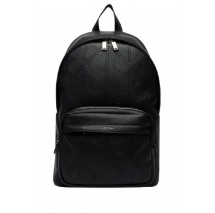 CALVIN KLEIN EMBLEM AOP EMBOSS ROUND BACKPACK ΤΣΑΝΤΑ ΑΝΔΡΙΚΗ BLACK