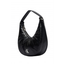 CALVIN KLEIN BUCKLE CONVERTIBLE CLUTCH ΤΣΑΝΤΑ ΓΥΝΑΙΚΕΙΑ BLACK