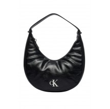 CALVIN KLEIN BUCKLE CONVERTIBLE CLUTCH ΤΣΑΝΤΑ ΓΥΝΑΙΚΕΙΑ BLACK
