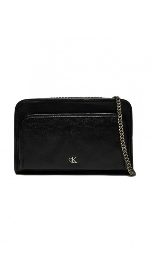 CALVIN KLEIN JEANS UTILITY DBL ZIP CAMERA BAG25 ΤΣΑΝΤΑ ΓΥΝΑΙΚΕΙΑ BLACK