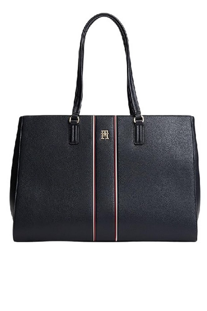 TOMMY HILFIGER DAILY TOTE CORP ΤΣΑΝΤΑ ΓΥΝΑΙΚΕΙΑ NAVY