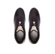 CALVIN KLEIN CITY RUNNER LACEUP LTH MIX ΠΑΠΟΥΤΣΙ ΑΝΔΡΙΚΟ BLACK/WHITE