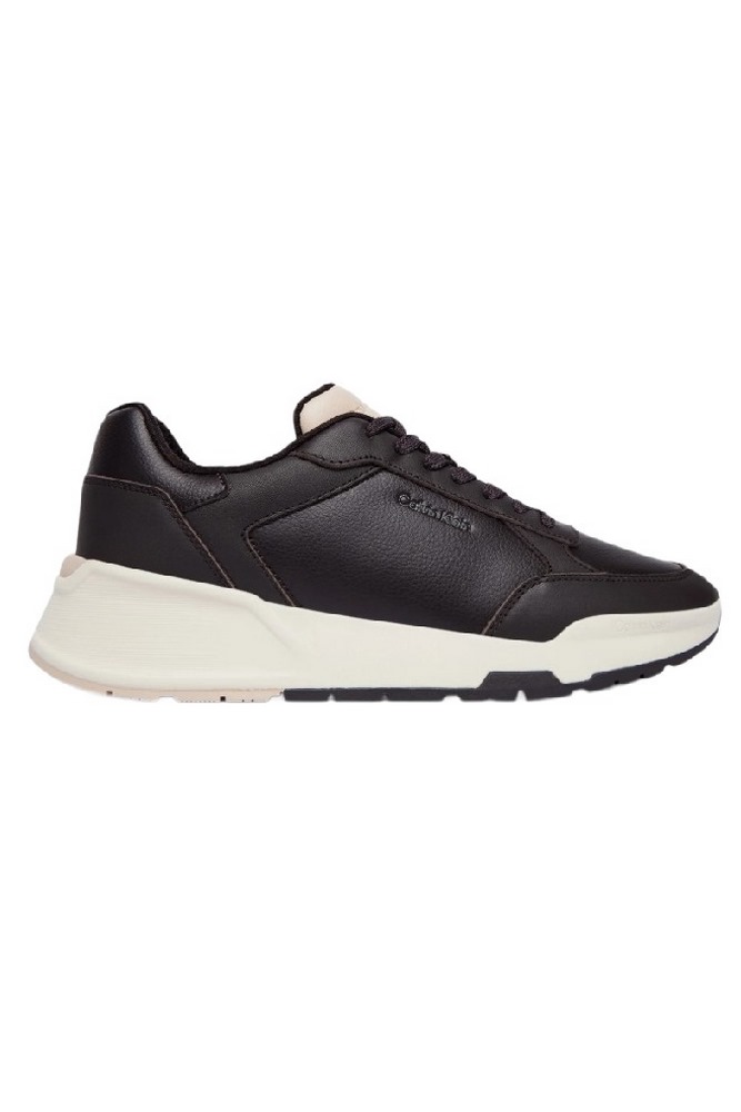 CALVIN KLEIN CITY RUNNER LACEUP LTH MIX ΠΑΠΟΥΤΣΙ ΑΝΔΡΙΚΟ BLACK/WHITE