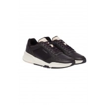 CALVIN KLEIN CITY RUNNER LACEUP LTH MIX ΠΑΠΟΥΤΣΙ ΑΝΔΡΙΚΟ BLACK/WHITE