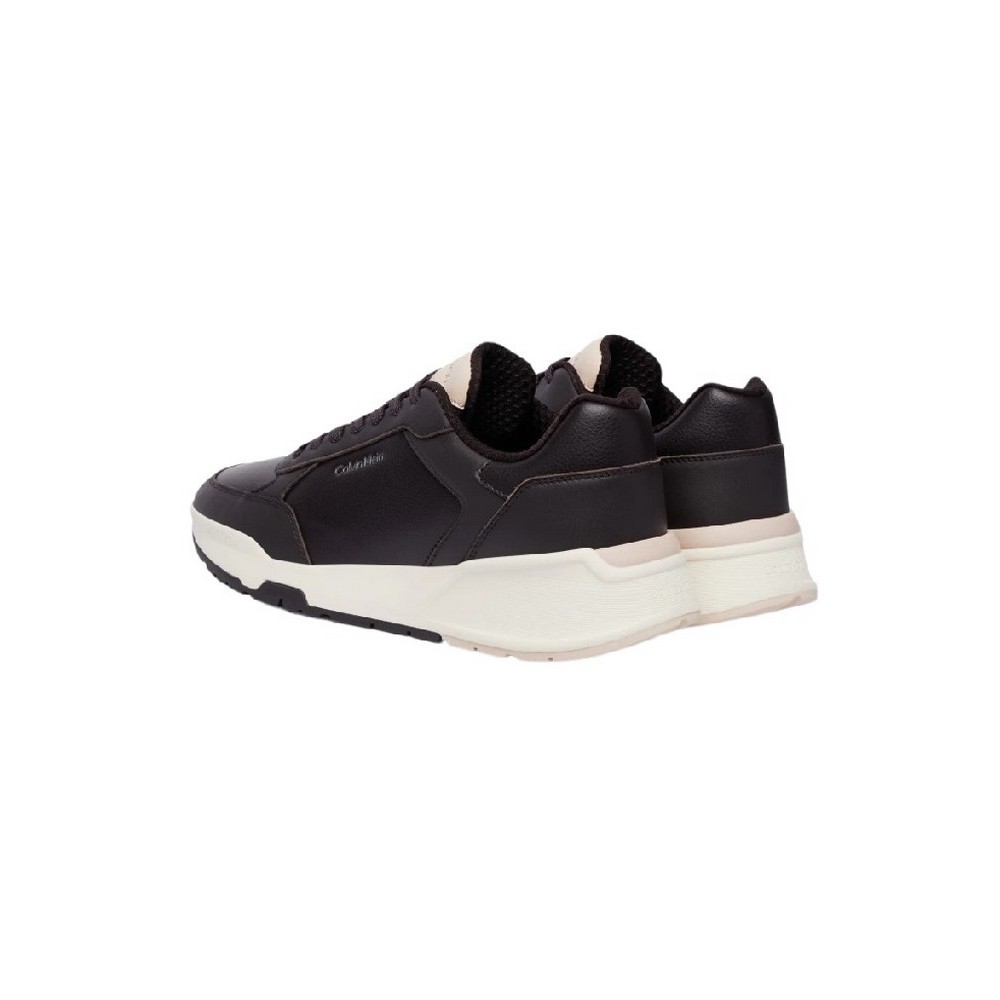 CALVIN KLEIN CITY RUNNER LACEUP LTH MIX ΠΑΠΟΥΤΣΙ ΑΝΔΡΙΚΟ BLACK/WHITE