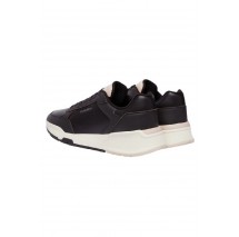 CALVIN KLEIN CITY RUNNER LACEUP LTH MIX ΠΑΠΟΥΤΣΙ ΑΝΔΡΙΚΟ BLACK/WHITE