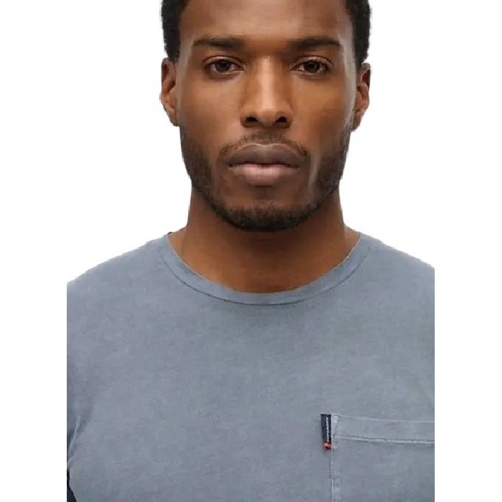 SUPERDRY D2 OVIN CLASSIC ESSENTIAL POCKET TEE T-SHIRT ΜΠΛΟΥΖΑ ΑΝΔΡΙΚΗ BLUE