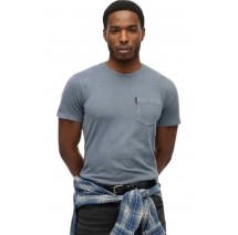 SUPERDRY D2 OVIN CLASSIC ESSENTIAL POCKET TEE T-SHIRT ΜΠΛΟΥΖΑ ΑΝΔΡΙΚΗ BLUE