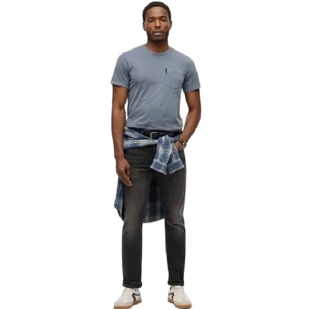 SUPERDRY D2 OVIN CLASSIC ESSENTIAL POCKET TEE T-SHIRT ΜΠΛΟΥΖΑ ΑΝΔΡΙΚΗ BLUE