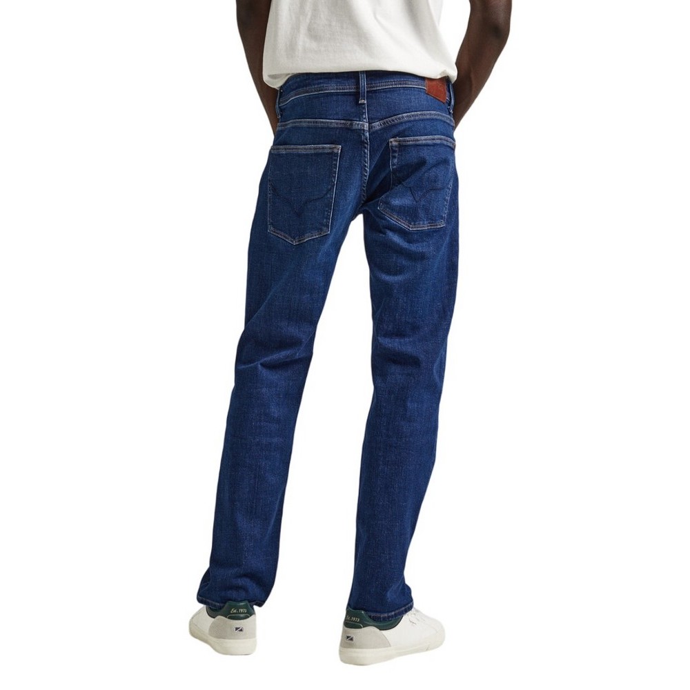 PEPE JEANS LONDON STRAIGHT JEANS ΠΑΝΤΕΛΟΝΙ ΑΝΔΡΙΚΟ BLUΕ DENIM