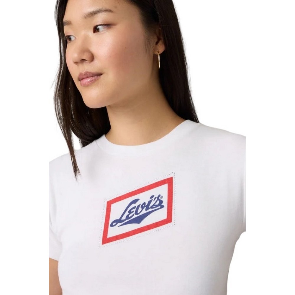LEVIS GR ESSENTIAL SPORTY TEE T-SHIRT ΜΠΛΟΥΖΑ ΓΥΝΑΙΚΕΙΑ WHITE