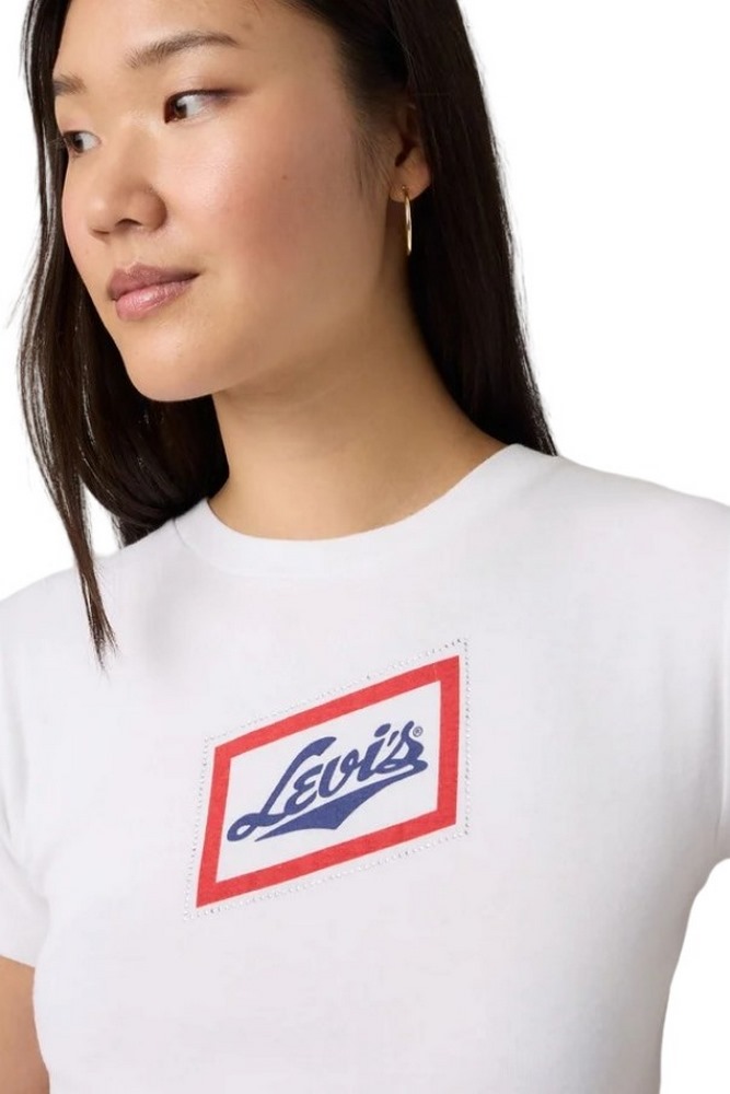 LEVIS GR ESSENTIAL SPORTY TEE T-SHIRT ΜΠΛΟΥΖΑ ΓΥΝΑΙΚΕΙΑ WHITE