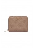 GUESS CRESIDIA II SLG SML ZIP AROUND ΠΟΡΤΟΦΟΛΙ ΓΥΝΑΙΚΕΙΟ TAUPE