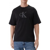 CALVIN KLEIN JEANS 16S ELEVATED MONOLOGO T-SHIRT ΜΠΛΟΥΖΑ ΑΝΔΡΙΚΗ BLACK