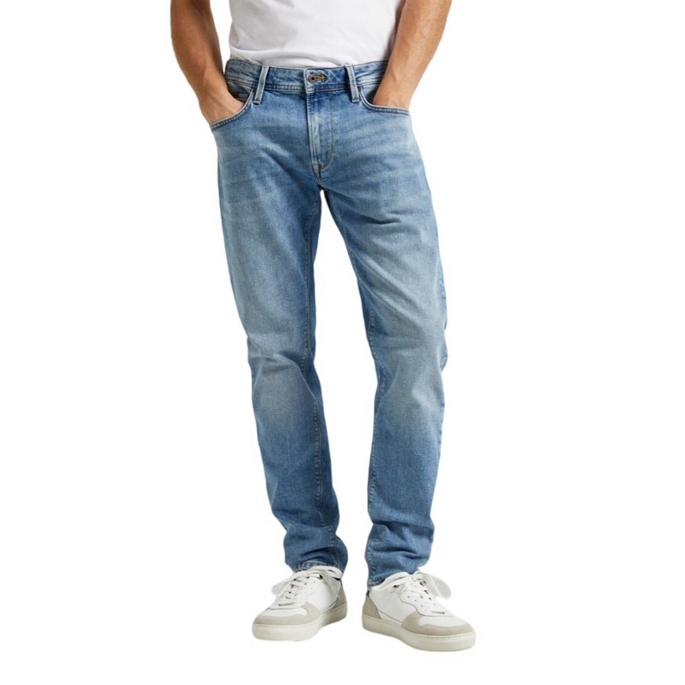 PEPE JEANS LONDON TAPERED JEANS ΠΑΝΤΕΛΟΝΙ ΑΝΔΡΙΚΟ BLUΕ DENIM