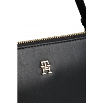 TOMMY HILFIGER ICON WRISTLET POUCH ΤΣΑΝΤΑ ΓΥΝΑΙΚΕΙΑ BLACK