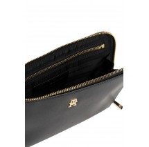 TOMMY HILFIGER ICON WRISTLET POUCH ΤΣΑΝΤΑ ΓΥΝΑΙΚΕΙΑ BLACK
