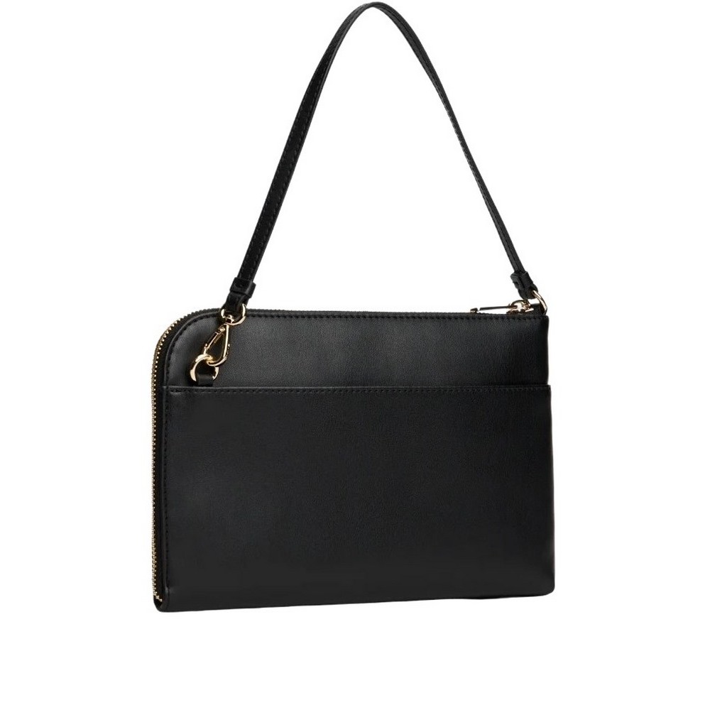 TOMMY HILFIGER ICON WRISTLET POUCH ΤΣΑΝΤΑ ΓΥΝΑΙΚΕΙΑ BLACK