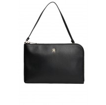 TOMMY HILFIGER ICON WRISTLET POUCH ΤΣΑΝΤΑ ΓΥΝΑΙΚΕΙΑ BLACK