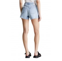 CALVIN KLEIN JEANS MID RISE SHORT ΣΟΡΤΣ ΓΥΝΑΙΚΕΙΟ DENIM LIGHT