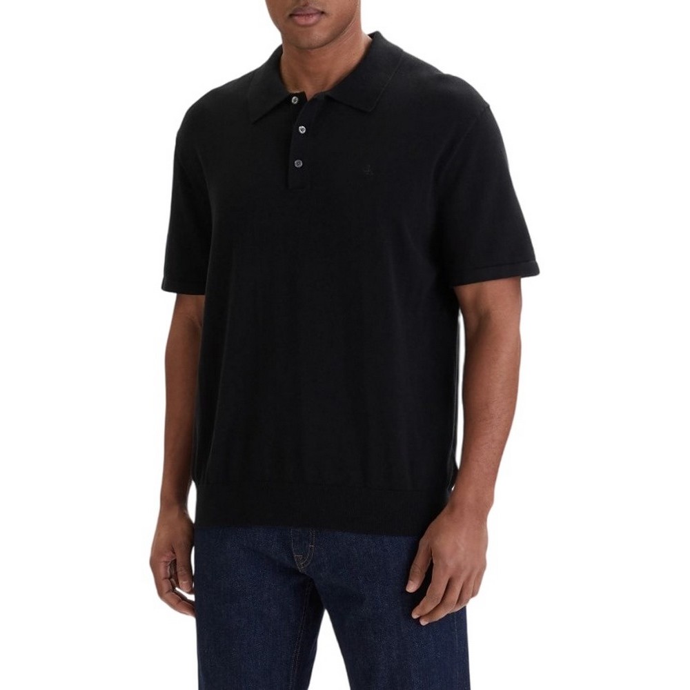 CALVIN KLEIN SUPIMA COTTON POLO 14GG ΜΠΛΟΥΖΑ ΑΝΔΡΙΚΗ BLACK