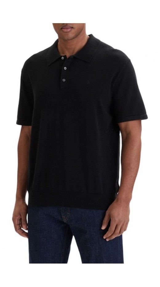 CALVIN KLEIN SUPIMA COTTON POLO 14GG ΜΠΛΟΥΖΑ ΑΝΔΡΙΚΗ BLACK