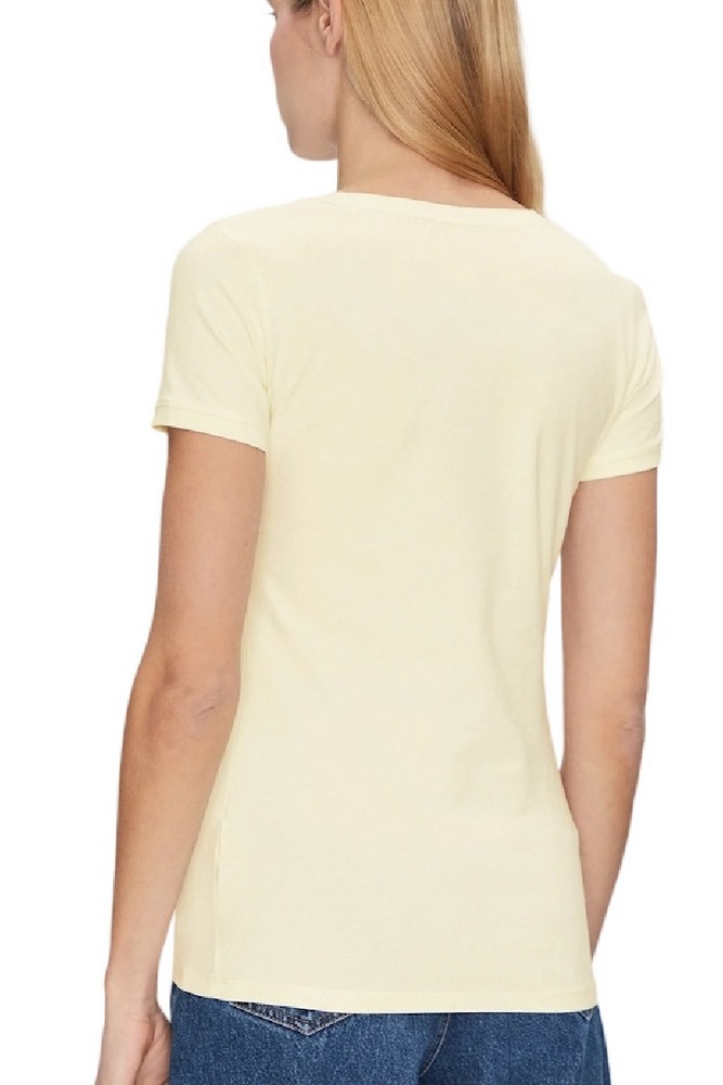 GUESS SS VN MINI TRIANGLE TEE T-SHIRT ΜΠΛΟΥΖΑ ΓΥΝΑΙΚΕΙΑ YELLOW