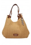 DKNY PAULA TOTE HANDBAG R61AOE49 ΤΣΑΝΤΑ ΓΥΝΑΙΚΕΙΑ COGNAC