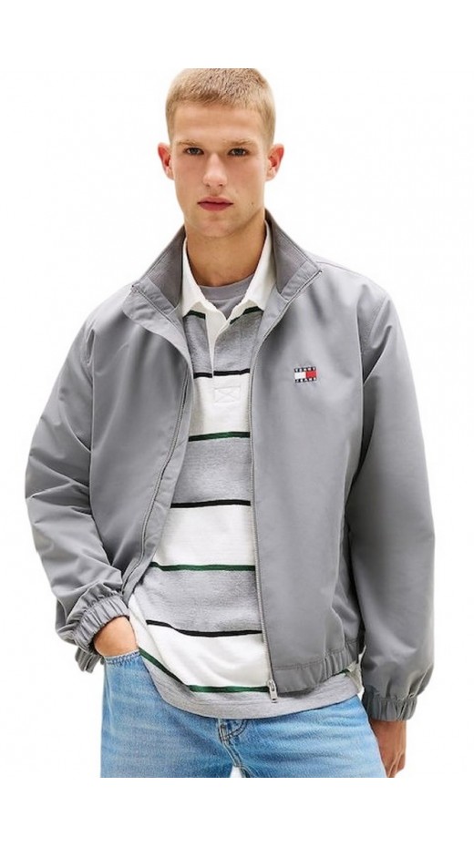 TOMMY JEANS ESSENTIAL JACKET EXT ΜΠΟΥΦΑΝ ΑΝΔΡΙΚΟ GREY