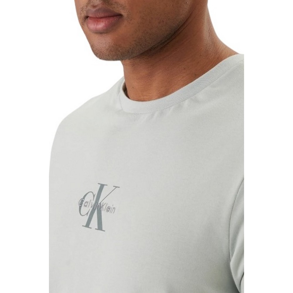 CALVIN KLEIN JEANS 30S MICRO MONOLOGO GRAPHIC T-SHIRT ΜΠΛΟΥΖΑ ΑΝΔΡΙΚΗ MINT
