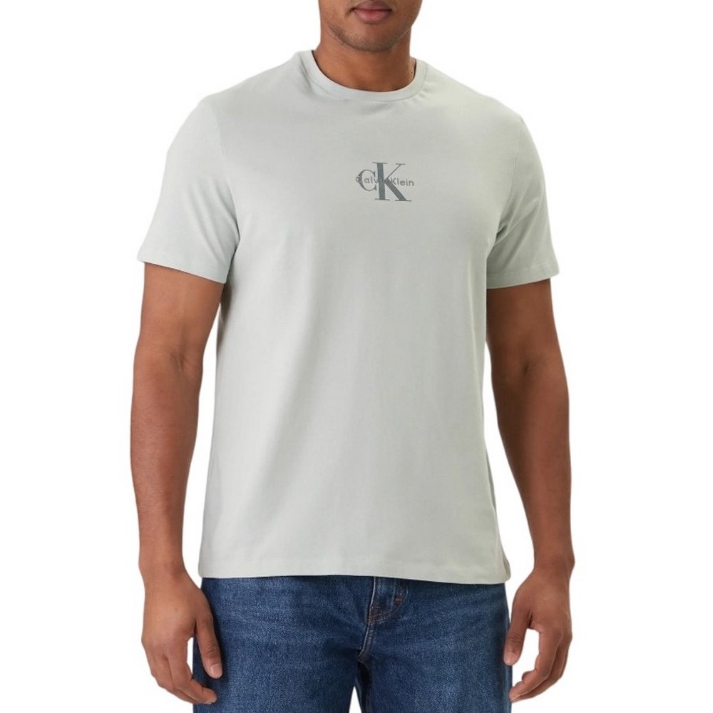 CALVIN KLEIN JEANS 30S MICRO MONOLOGO GRAPHIC T-SHIRT ΜΠΛΟΥΖΑ ΑΝΔΡΙΚΗ MINT