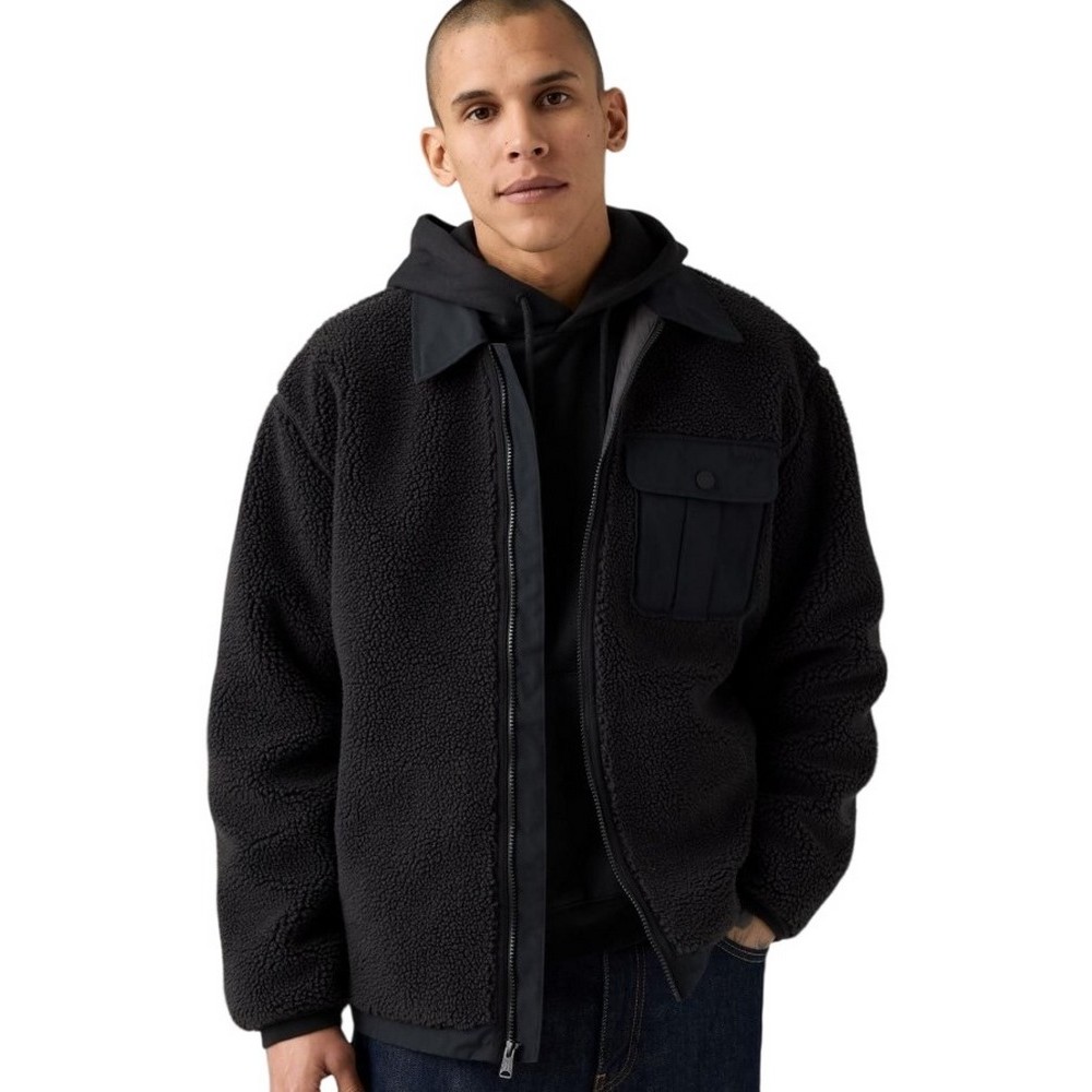LEVIS® JOONIE SHERPA JACKET ΜΠΟΥΦΑΝ ΑΝΔΡΙΚΟ BLACK