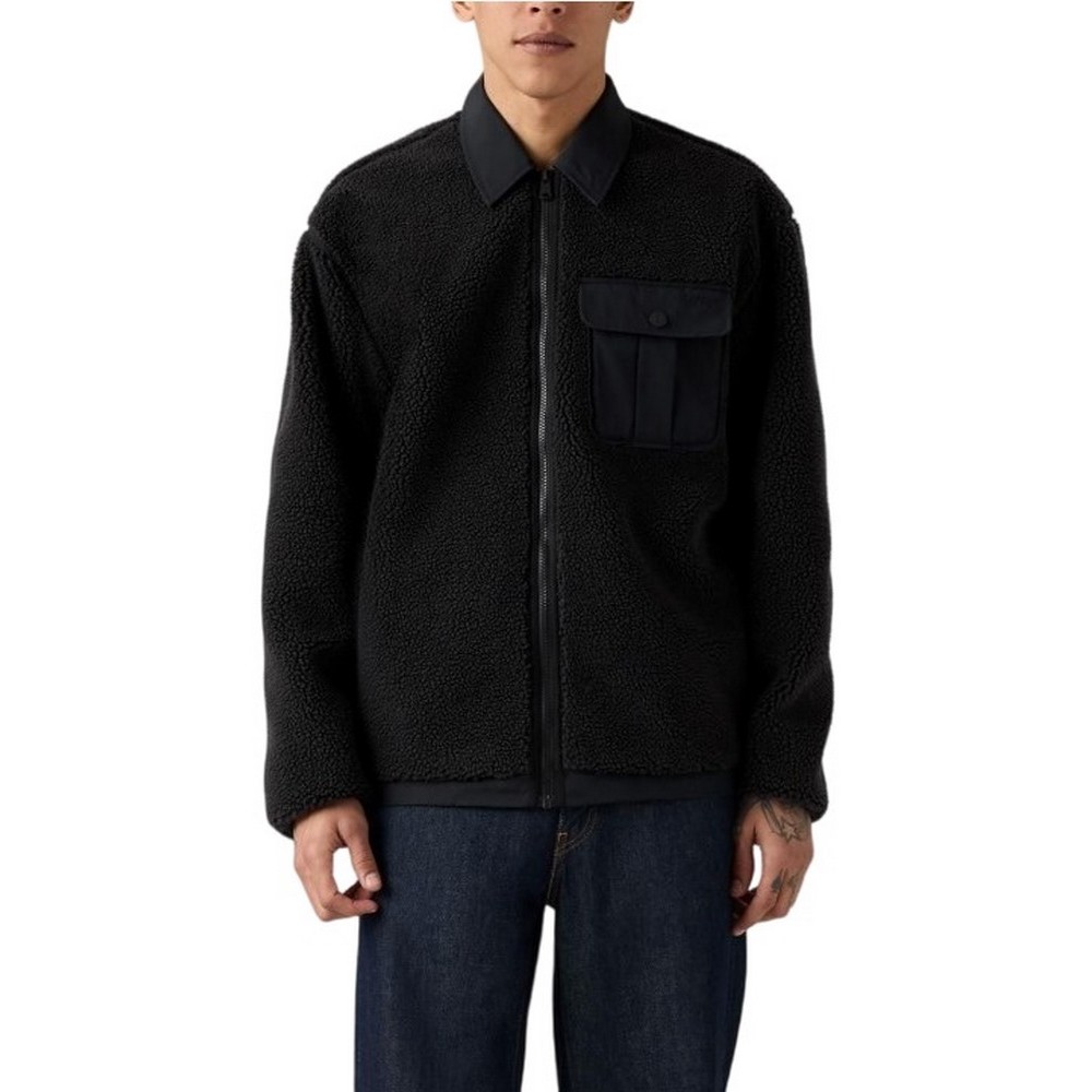 LEVIS® JOONIE SHERPA JACKET ΜΠΟΥΦΑΝ ΑΝΔΡΙΚΟ BLACK