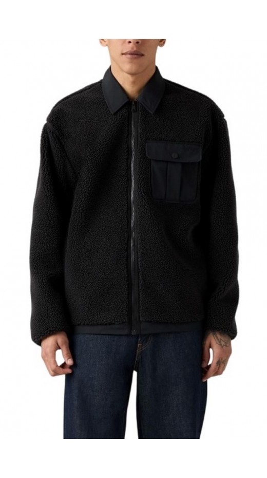 LEVIS® JOONIE SHERPA JACKET ΜΠΟΥΦΑΝ ΑΝΔΡΙΚΟ BLACK