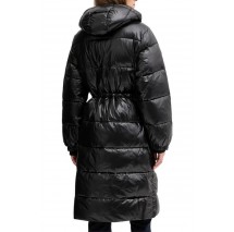 CALVIN KLEIN JEANS SHINE LONG PUFFER COAT ΜΠΟΥΦΑΝ ΓΥΝΑΙΚΕΙΟ BLACK
