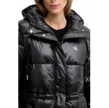 CALVIN KLEIN JEANS SHINE LONG PUFFER COAT ΜΠΟΥΦΑΝ ΓΥΝΑΙΚΕΙΟ BLACK