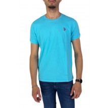 U.S POLO ASSN BREN 000272 CHL4 T-SHIRT ΜΠΛΟΥΖΑ ΑΝΔΡΙΚΗ AQUA