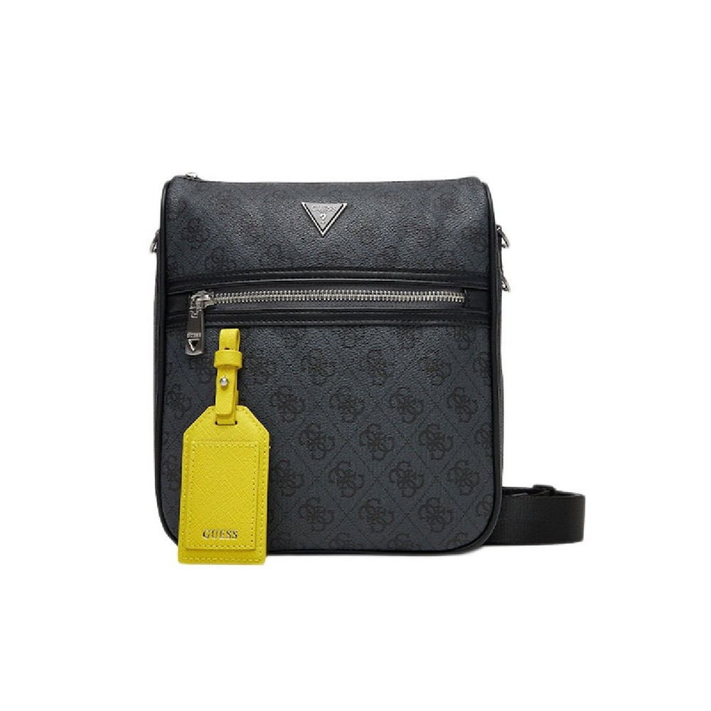 GUESS MILANO CROSSBODY 2 ΤΣΑΝΤΑ ΑΝΔΡΙΚΗ BLACK