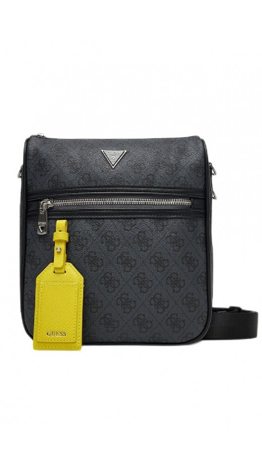 GUESS MILANO CROSSBODY 2 ΤΣΑΝΤΑ ΑΝΔΡΙΚΗ BLACK