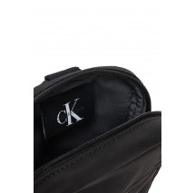 CALVIN KLEIN BOLD LOGO NYLON SLIM REPORTER ΤΣΑΝΤΑ ΑΝΔΡΙΚΗ BLACK
