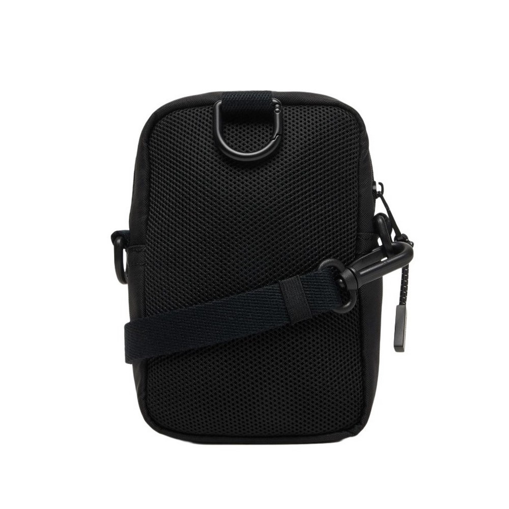 CALVIN KLEIN BOLD LOGO NYLON SLIM REPORTER ΤΣΑΝΤΑ ΑΝΔΡΙΚΗ BLACK