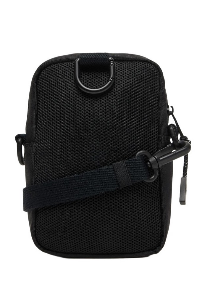 CALVIN KLEIN BOLD LOGO NYLON SLIM REPORTER ΤΣΑΝΤΑ ΑΝΔΡΙΚΗ BLACK