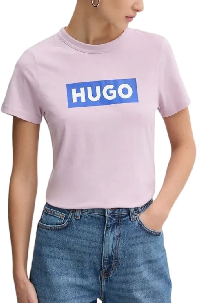 HUGO BOSS JERSEY CLASSIC TEE B T-SHIRT ΜΠΛΟΥΖΑ ΓΥΝΑΙΚΕΙΑ PINK