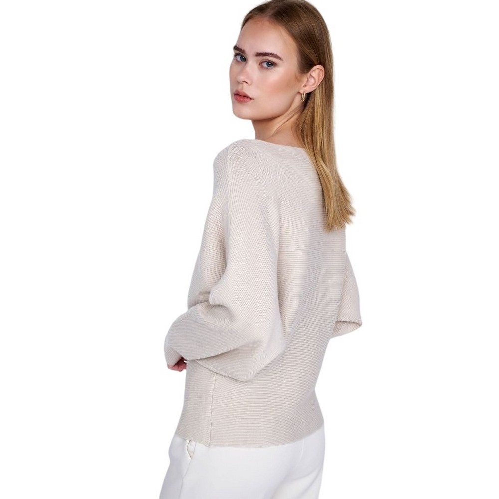 ALE LESS I MORE BLOUSE RIBBED 8P20468 ΜΠΛΟΥΖΑ ΓΥΝΑΙΚΕΙΑ ICE