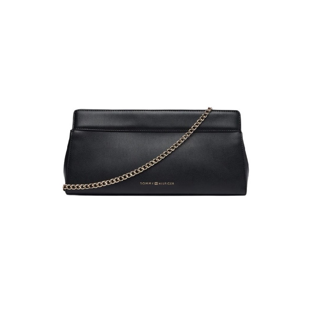 TOMMY HILFIGER MODERN CLUTCH ΤΣΑΝΤΑ ΓΥΝΑΙΚΕΙΑ BLACK