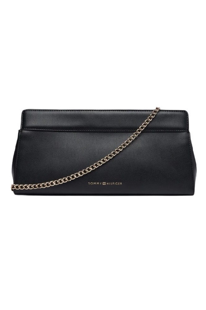 TOMMY HILFIGER MODERN CLUTCH ΤΣΑΝΤΑ ΓΥΝΑΙΚΕΙΑ BLACK