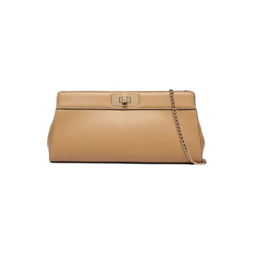 TOMMY HILFIGER MODERN CLUTCH ΤΣΑΝΤΑ ΓΥΝΑΙΚΕΙΑ BEIGE