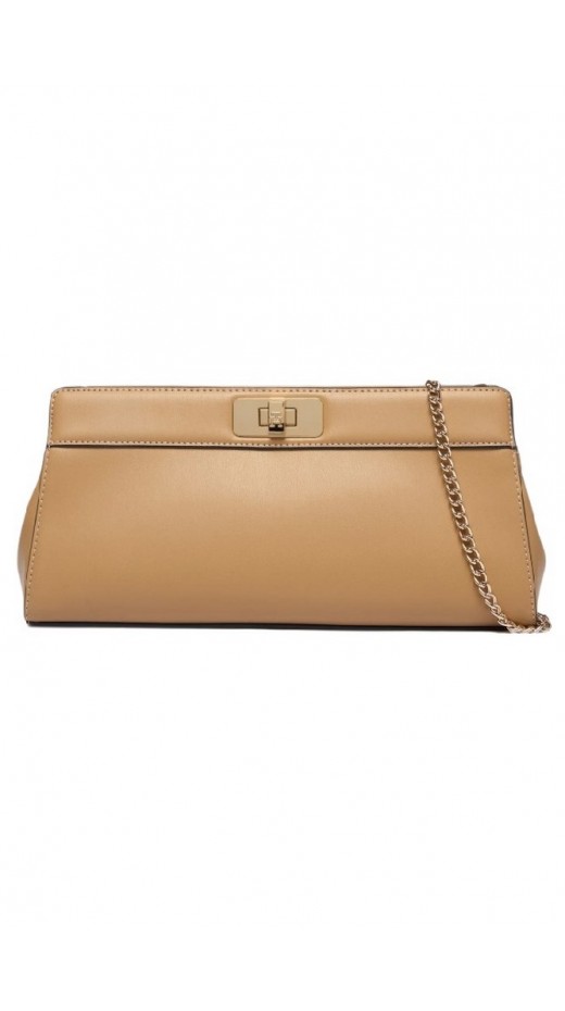 TOMMY HILFIGER MODERN CLUTCH ΤΣΑΝΤΑ ΓΥΝΑΙΚΕΙΑ BEIGE