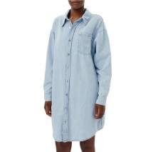 CALVIN KLEIN JEANS RELAXED DENIM SHIRT DRESS ΦΟΡΕΜΑ ΓΥΝΑΙΚΕΙΟ DENIM LIGHT